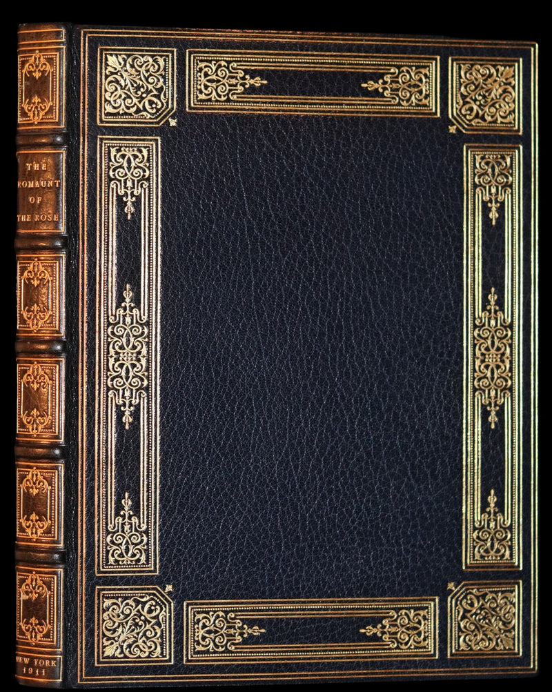1911 First Illustrated Edition bound by Booklover's Shop - The Romaunt of the Rose by Chaucer. Medieval Poem.