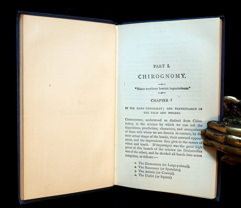 1890 Rare Book - CHIROMANCY - The Science of Palmistry by Henry Frith. Illustrated.