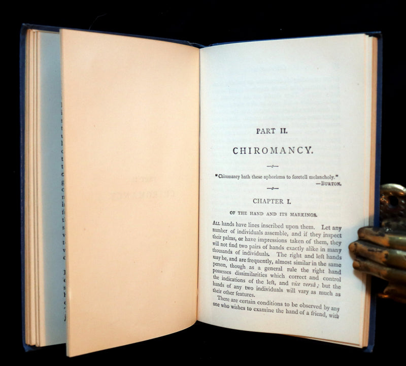 1890 Rare Book - CHIROMANCY - The Science of Palmistry by Henry Frith. Illustrated.