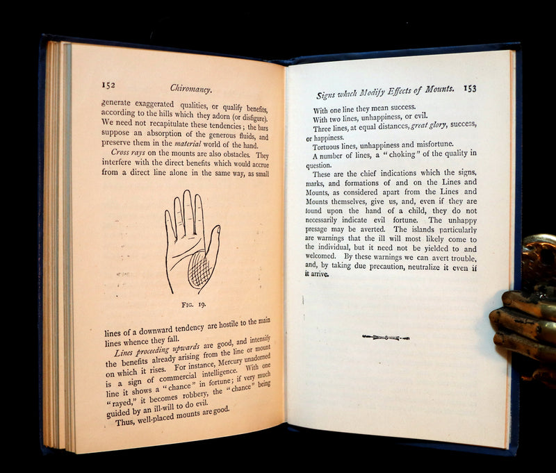 1890 Rare Book - CHIROMANCY - The Science of Palmistry by Henry Frith. Illustrated.