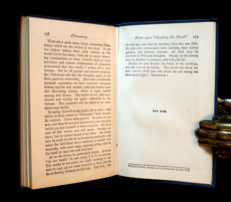 1890 Rare Book - CHIROMANCY - The Science of Palmistry by Henry Frith. Illustrated.