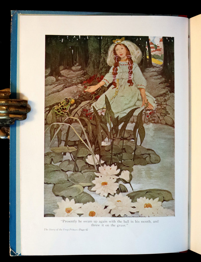 1925 Rare Book - FAIRY TALES from GRIMM illustrated by Ethel Franklin Betts.