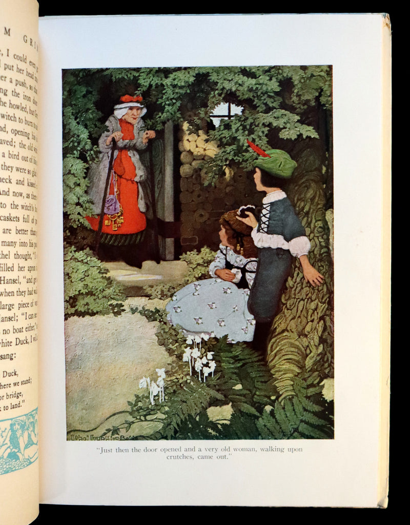 1925 Rare Book - FAIRY TALES from GRIMM illustrated by Ethel Franklin Betts.