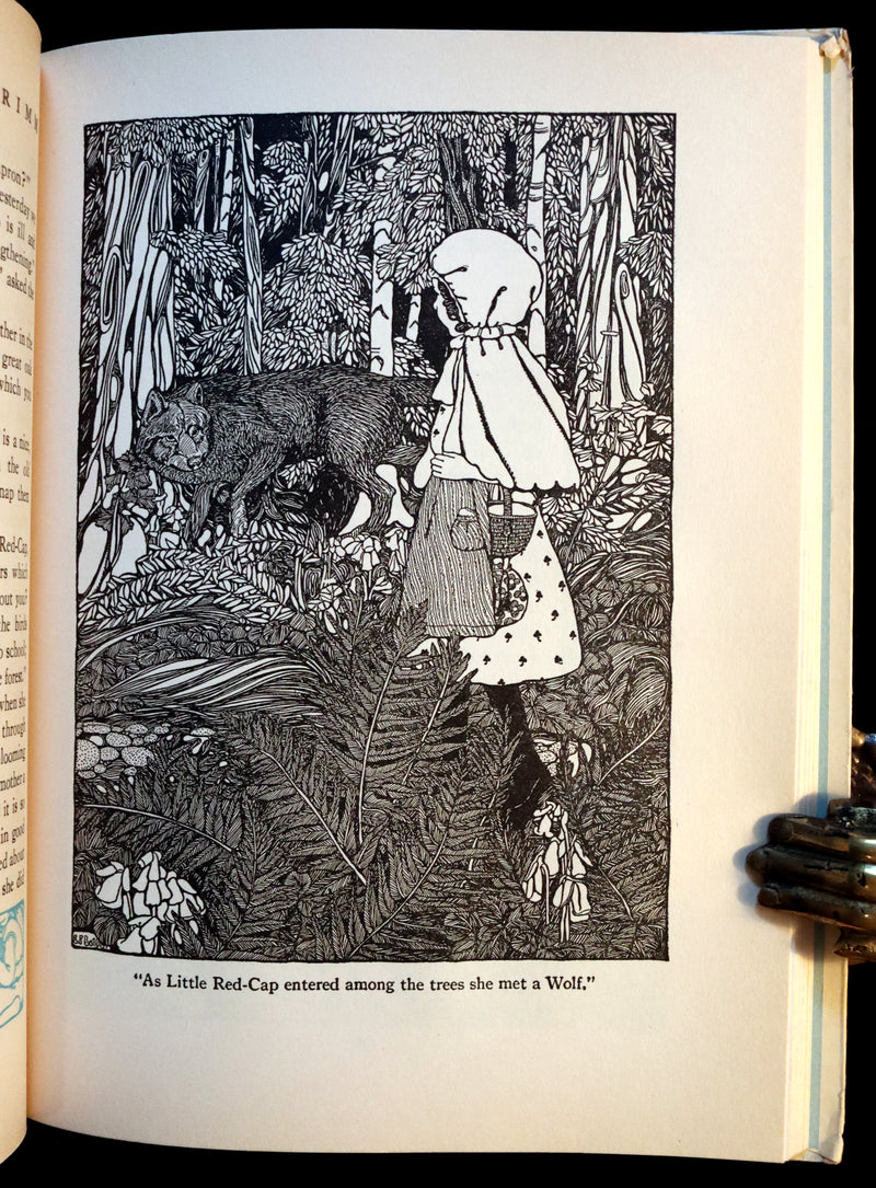 1925 Rare Book - FAIRY TALES from GRIMM illustrated by Ethel Franklin Betts.