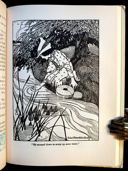 1925 Rare Book - FAIRY TALES from GRIMM illustrated by Ethel Franklin Betts.