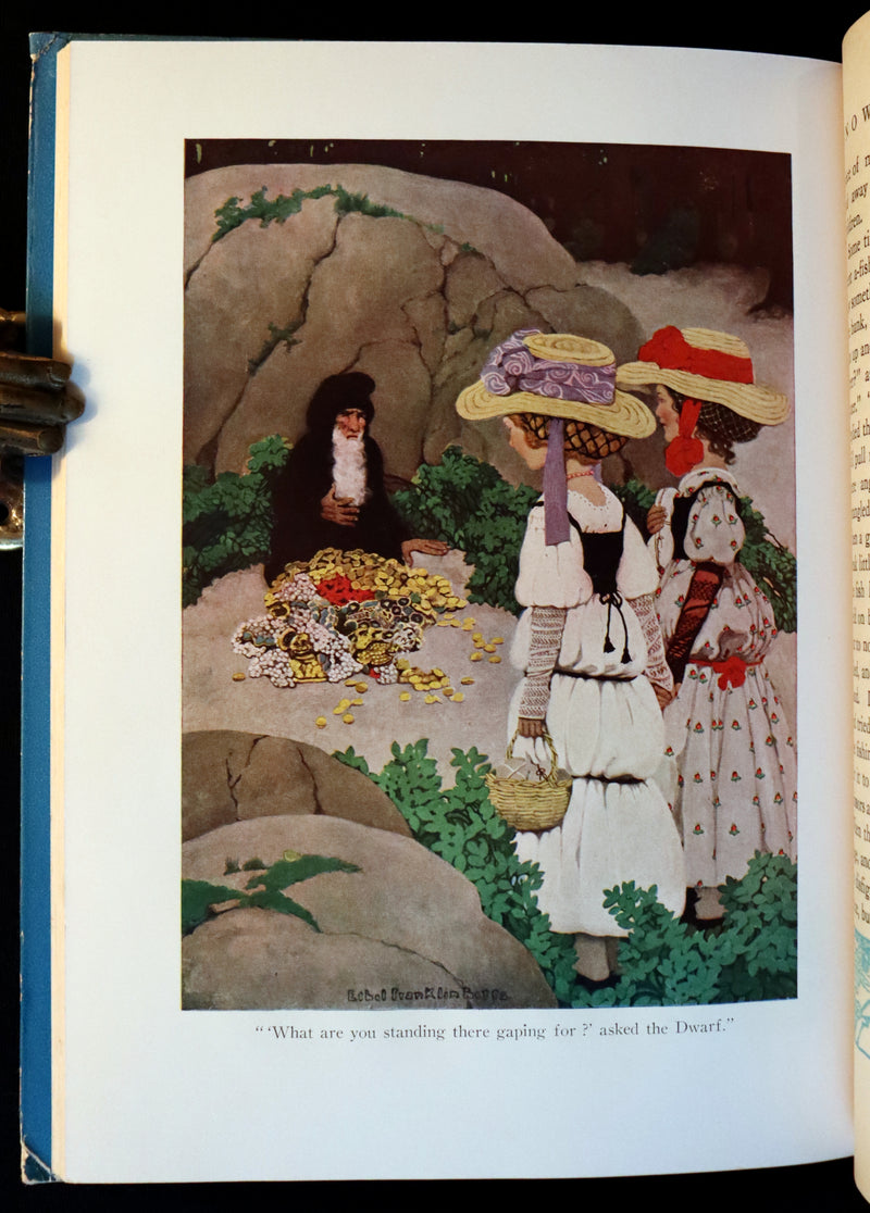 1925 Rare Book - FAIRY TALES from GRIMM illustrated by Ethel Franklin Betts.