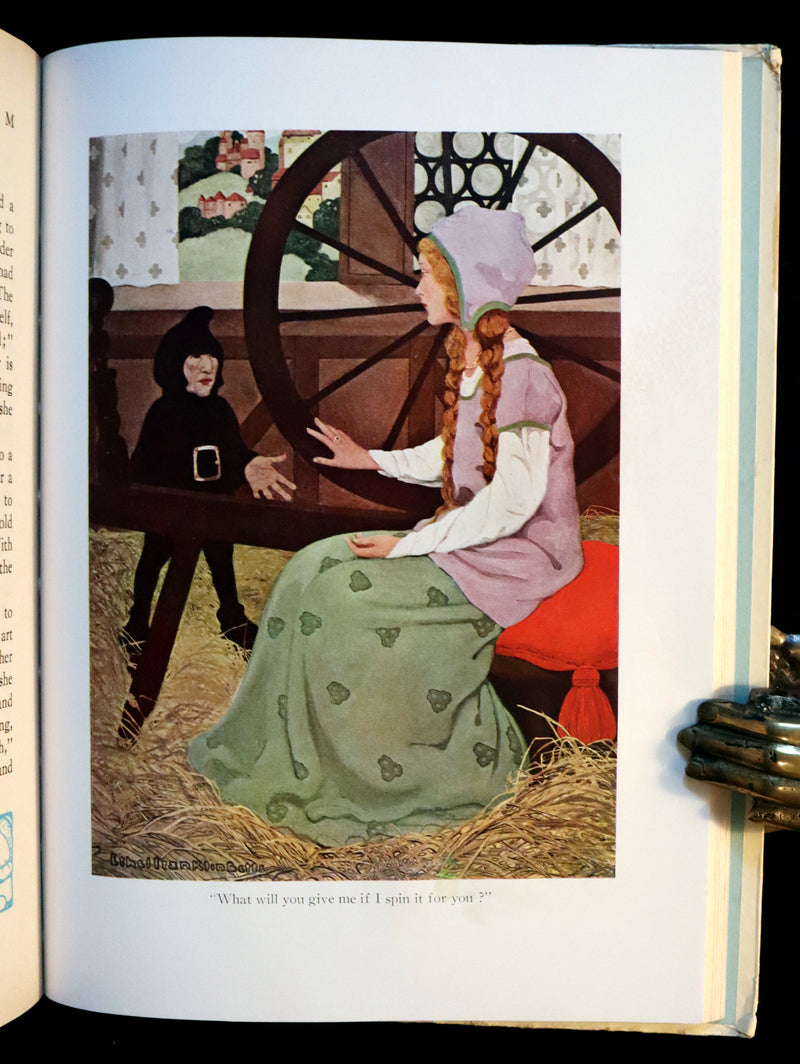 1925 Rare Book - FAIRY TALES from GRIMM illustrated by Ethel Franklin Betts.