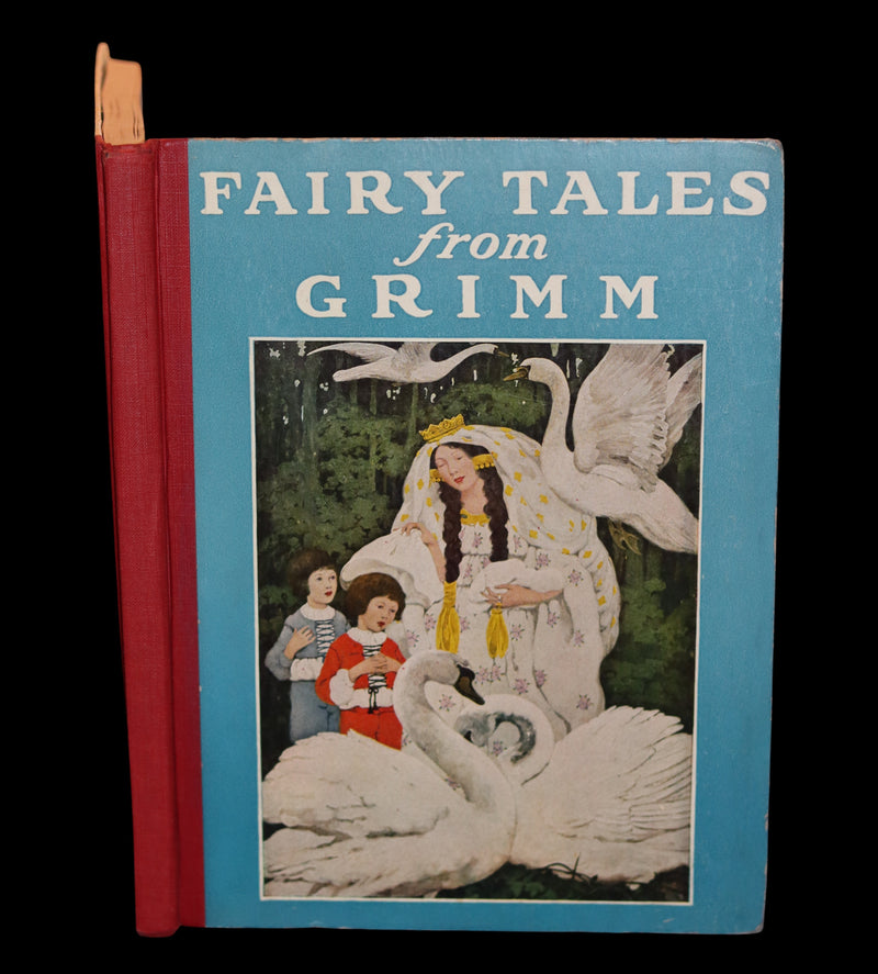 1925 Rare Book - FAIRY TALES from GRIMM illustrated by Ethel Franklin Betts.