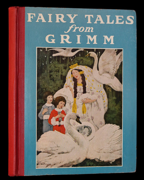 1925 Rare Book - FAIRY TALES from GRIMM illustrated by Ethel Franklin Betts.