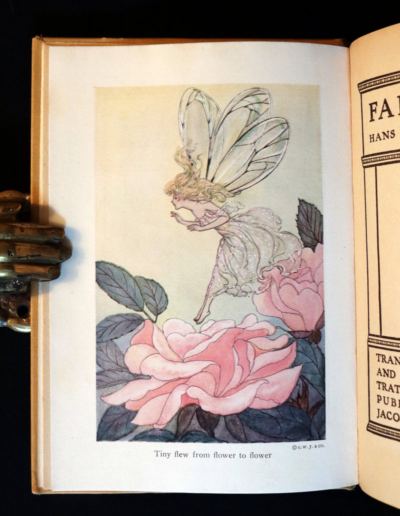 1922 Rare George W. Jacobs Edition - Andersen's FAIRY TALES illustrated by Elenore Plaisted Abbott.