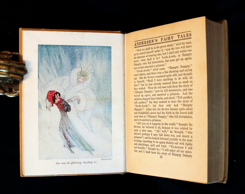 1922 Rare George W. Jacobs Edition - Andersen's FAIRY TALES illustrated by Elenore Plaisted Abbott.