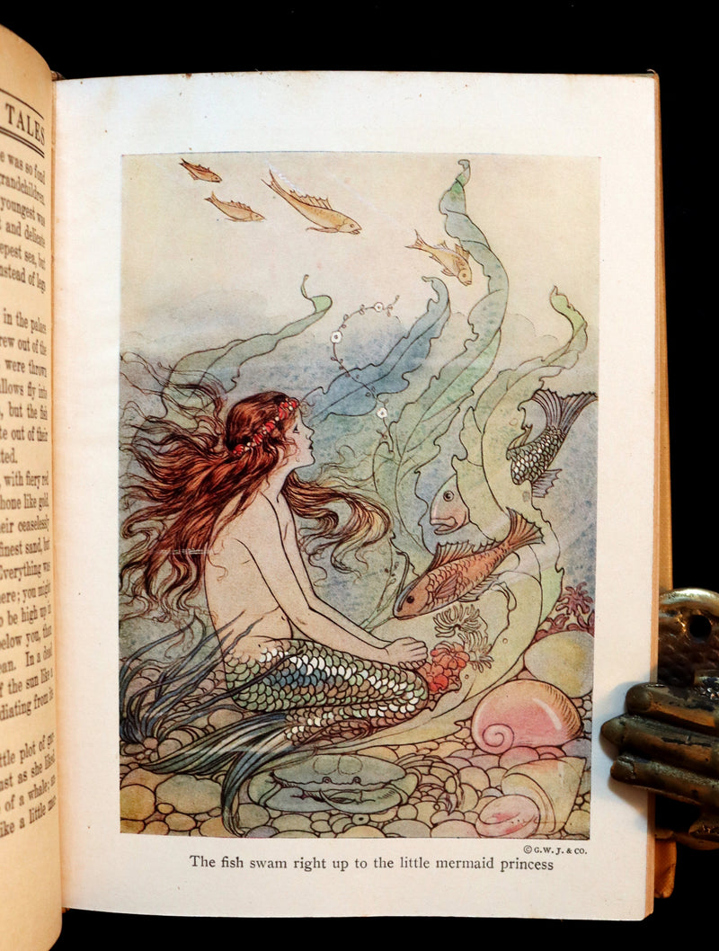 1922 Rare George W. Jacobs Edition - Andersen's FAIRY TALES illustrated by Elenore Plaisted Abbott.