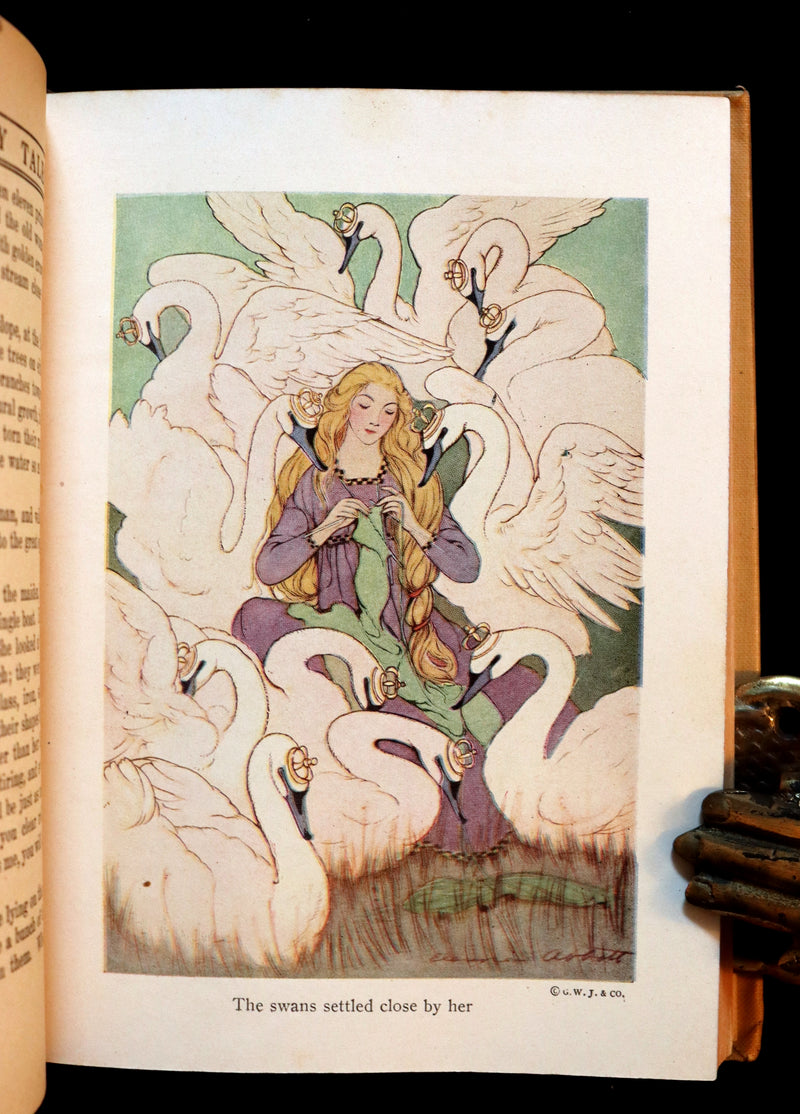 1922 Rare George W. Jacobs Edition - Andersen's FAIRY TALES illustrated by Elenore Plaisted Abbott.
