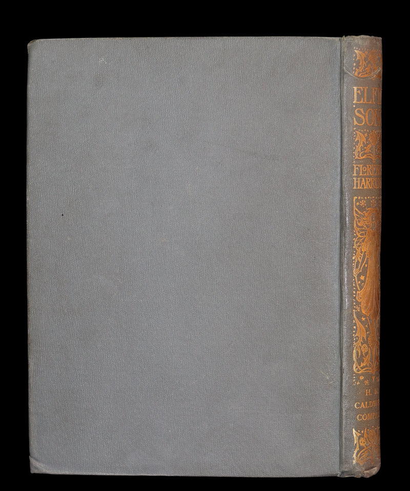 1912 Rare First Edition - ELFIN SONG, A Book of Verse and Pictures by FLORENCE HARRISON.