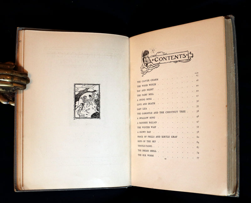 1912 Rare First Edition - ELFIN SONG, A Book of Verse and Pictures by FLORENCE HARRISON.