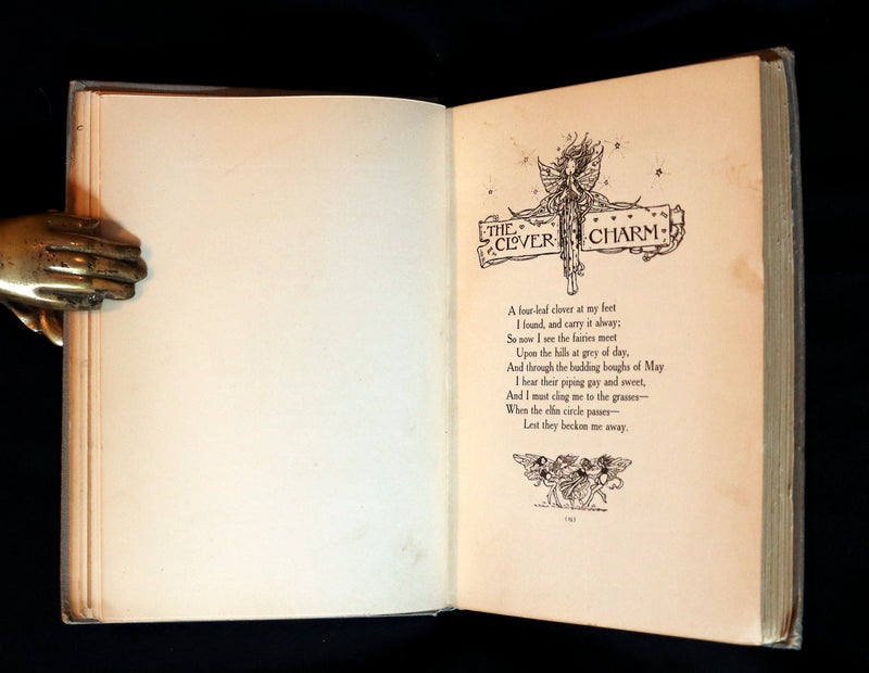 1912 Rare First Edition - ELFIN SONG, A Book of Verse and Pictures by FLORENCE HARRISON.