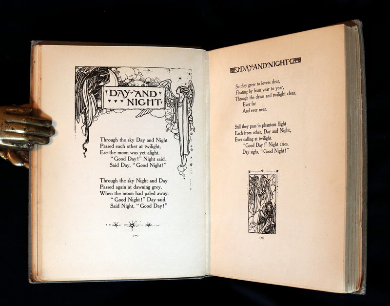 1912 Rare First Edition - ELFIN SONG, A Book of Verse and Pictures by FLORENCE HARRISON.