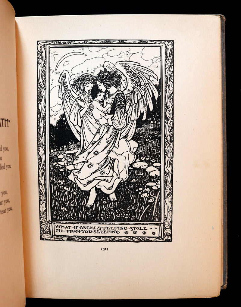 1912 Rare First Edition - ELFIN SONG, A Book of Verse and Pictures by FLORENCE HARRISON.