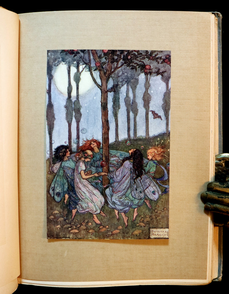 1912 Rare First Edition - ELFIN SONG, A Book of Verse and Pictures by FLORENCE HARRISON.