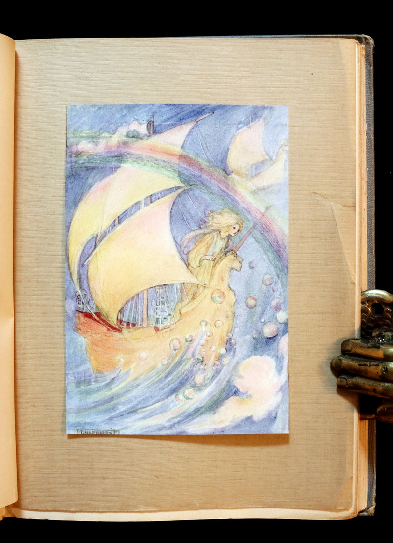 1912 Rare First Edition - ELFIN SONG, A Book of Verse and Pictures by FLORENCE HARRISON.