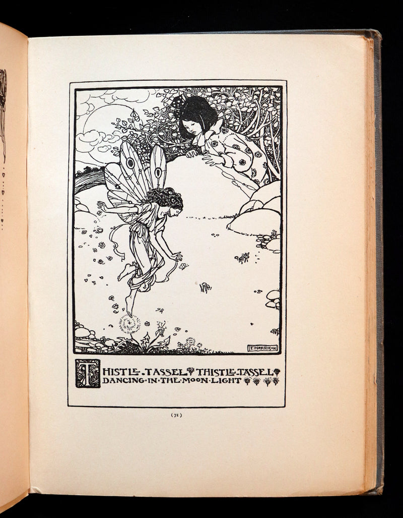 1912 Rare First Edition - ELFIN SONG, A Book of Verse and Pictures by FLORENCE HARRISON.