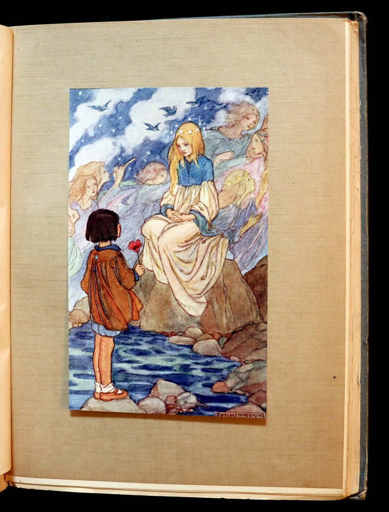 1912 Rare First Edition - ELFIN SONG, A Book of Verse and Pictures by FLORENCE HARRISON.