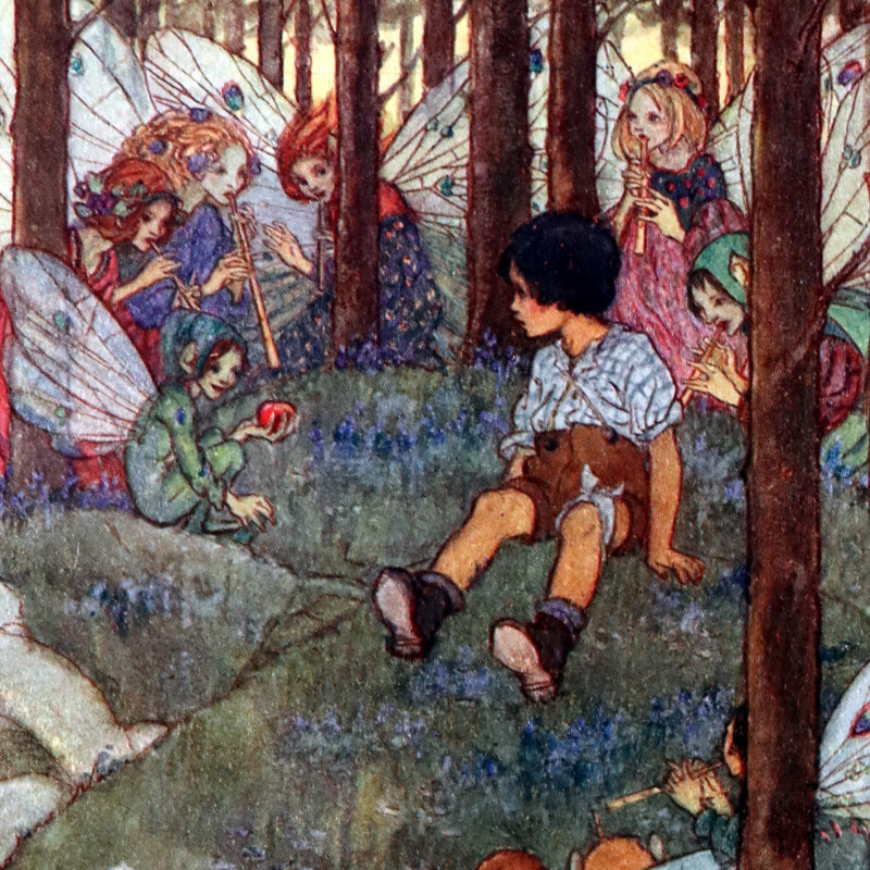 1912 Rare First Edition - ELFIN SONG, A Book of Verse and Pictures by FLORENCE HARRISON.