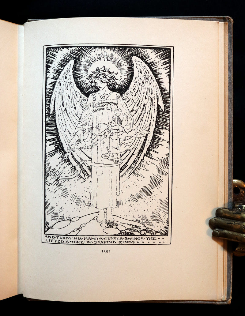1912 Rare First Edition - ELFIN SONG, A Book of Verse and Pictures by FLORENCE HARRISON.