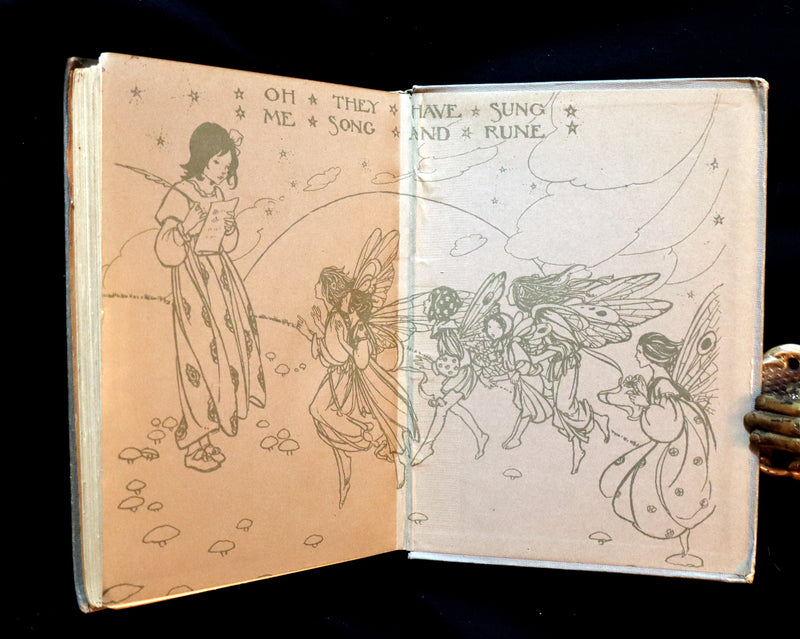 1912 Rare First Edition - ELFIN SONG, A Book of Verse and Pictures by FLORENCE HARRISON.