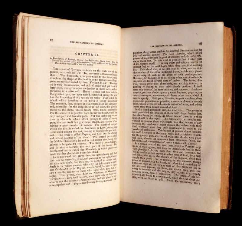 1853 Scarce Book - Pirates -The History Of The Buccaneers Of America. Illustrations & MAP.
