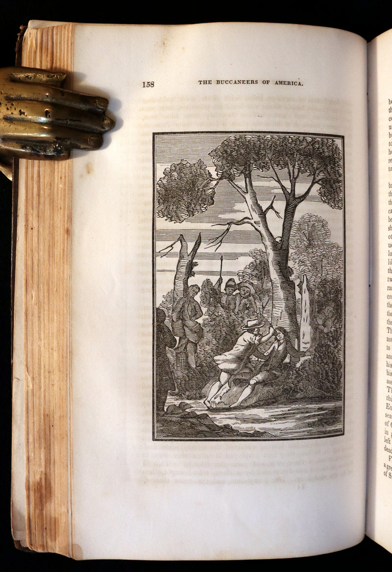 1853 Scarce Book - Pirates -The History Of The Buccaneers Of America. Illustrations & MAP.
