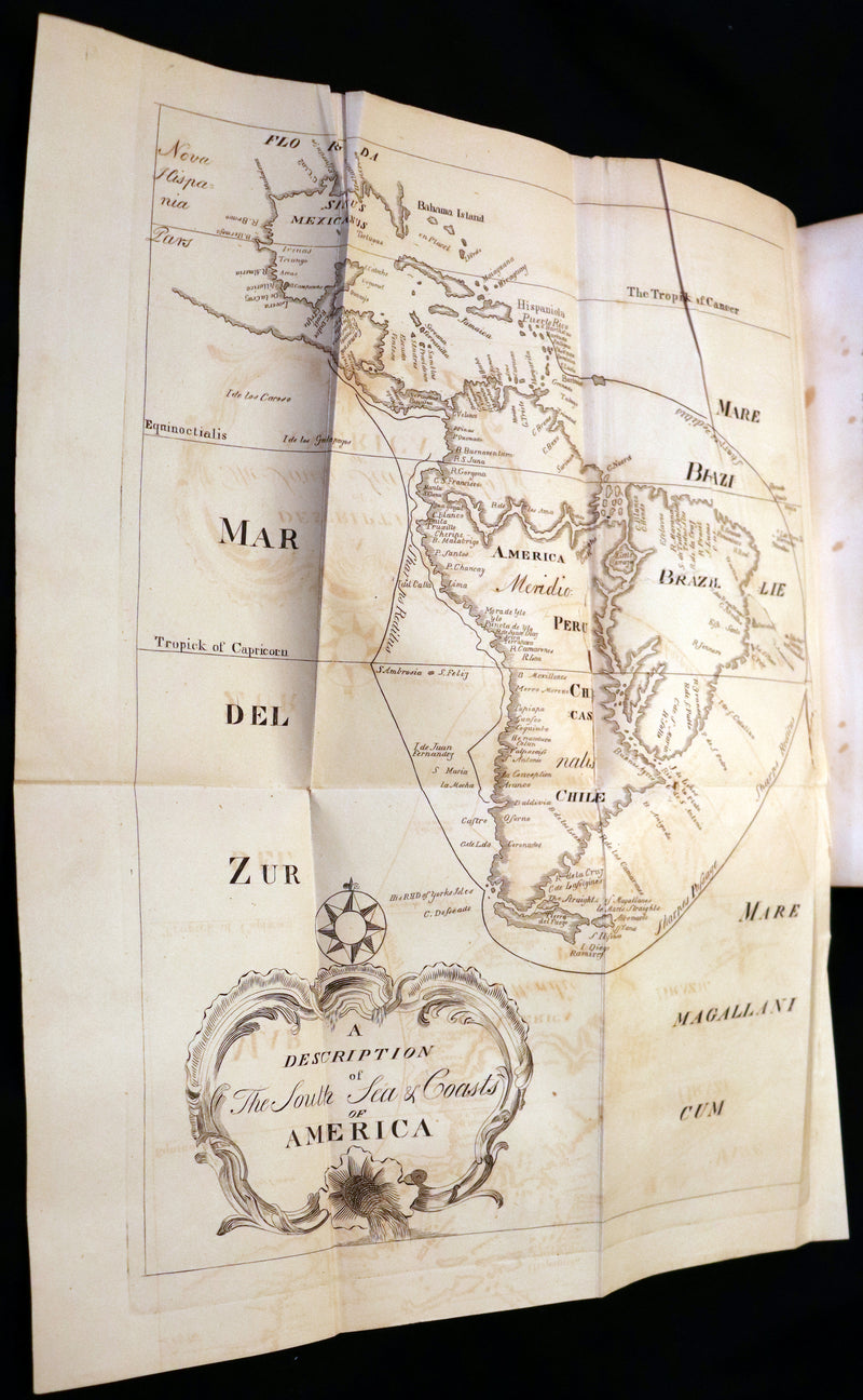 1853 Scarce Book - Pirates -The History Of The Buccaneers Of America. Illustrations & MAP.