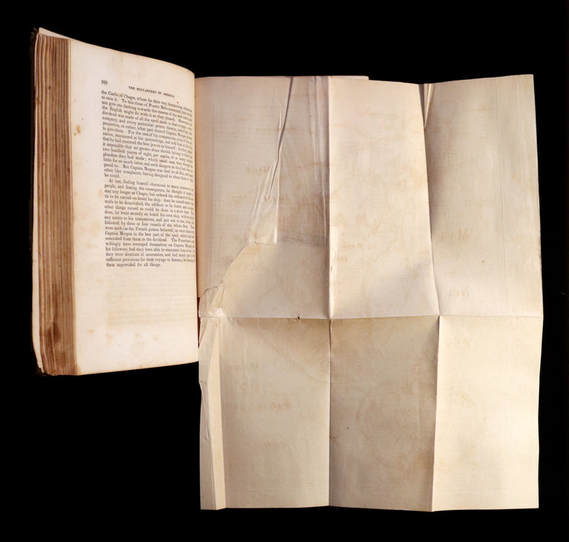 1853 Scarce Book - Pirates -The History Of The Buccaneers Of America. Illustrations & MAP.