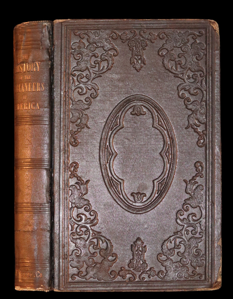 1853 Scarce Book - Pirates -The History Of The Buccaneers Of America. Illustrations & MAP.