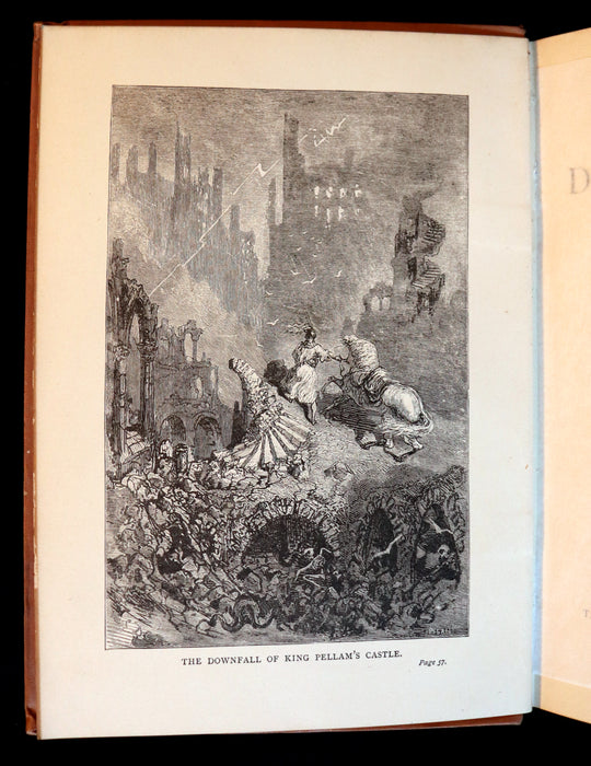 1891 Rare Book - Stories of the Days of King Arthur illustrated by Gustave Dore.