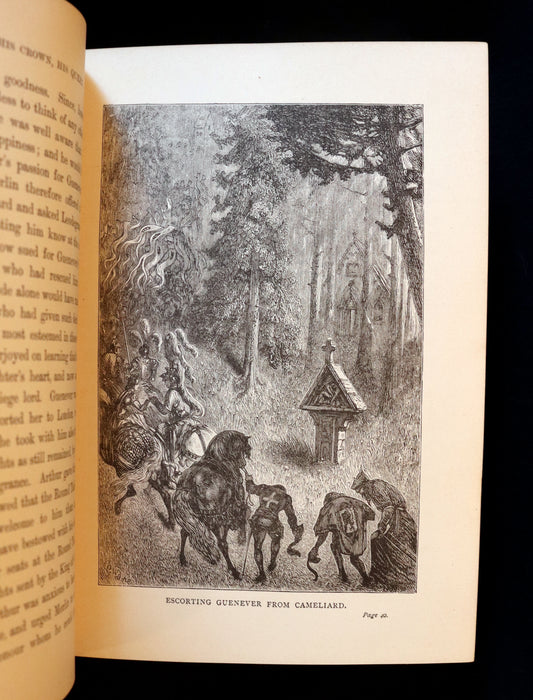 1891 Rare Book - Stories of the Days of King Arthur illustrated by Gustave Dore.