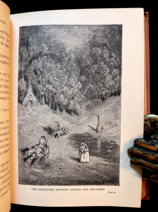 1891 Rare Book - Stories of the Days of King Arthur illustrated by Gustave Dore.