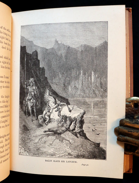 1891 Rare Book - Stories of the Days of King Arthur illustrated by Gustave Dore.