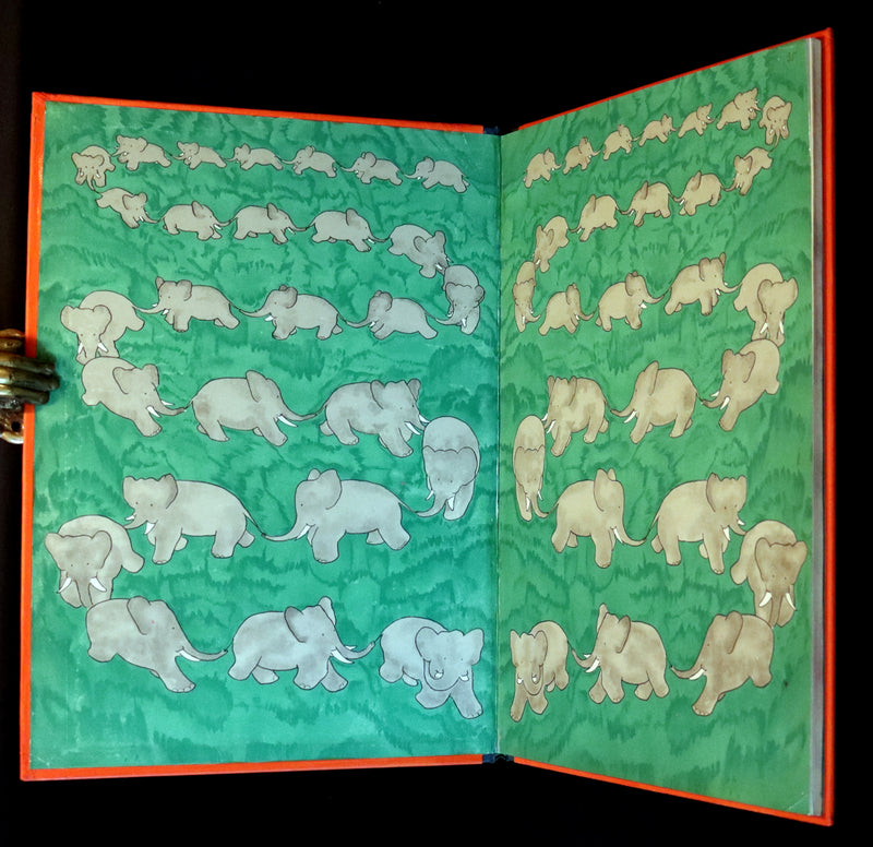 1931 TRUE FIRST EDITION French Book - Histoire de BABAR le Petit Elephant by Jean de Brunhoff.