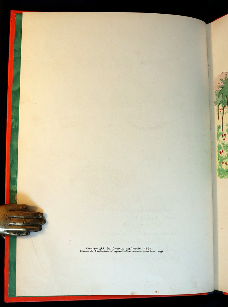 1931 TRUE FIRST EDITION French Book - Histoire de BABAR le Petit Elephant by Jean de Brunhoff.