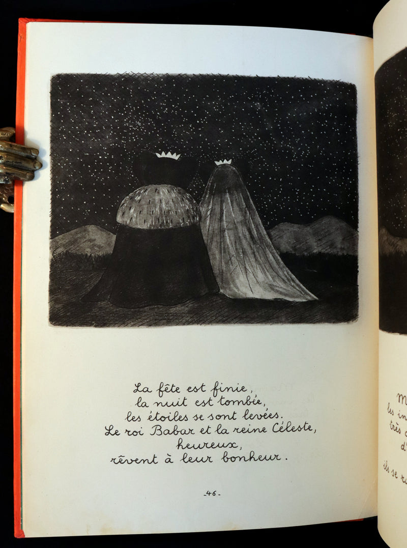 1931 TRUE FIRST EDITION French Book - Histoire de BABAR le Petit Elephant by Jean de Brunhoff.