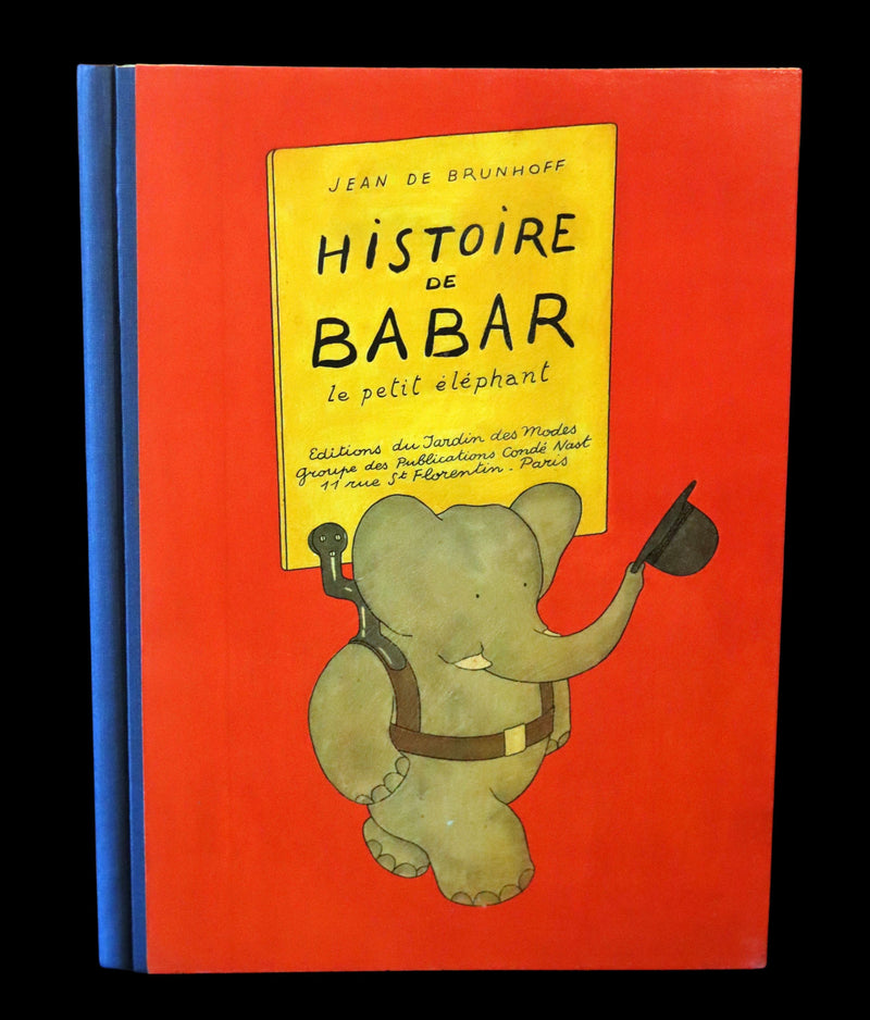 1931 TRUE FIRST EDITION French Book - Histoire de BABAR le Petit Elephant by Jean de Brunhoff.