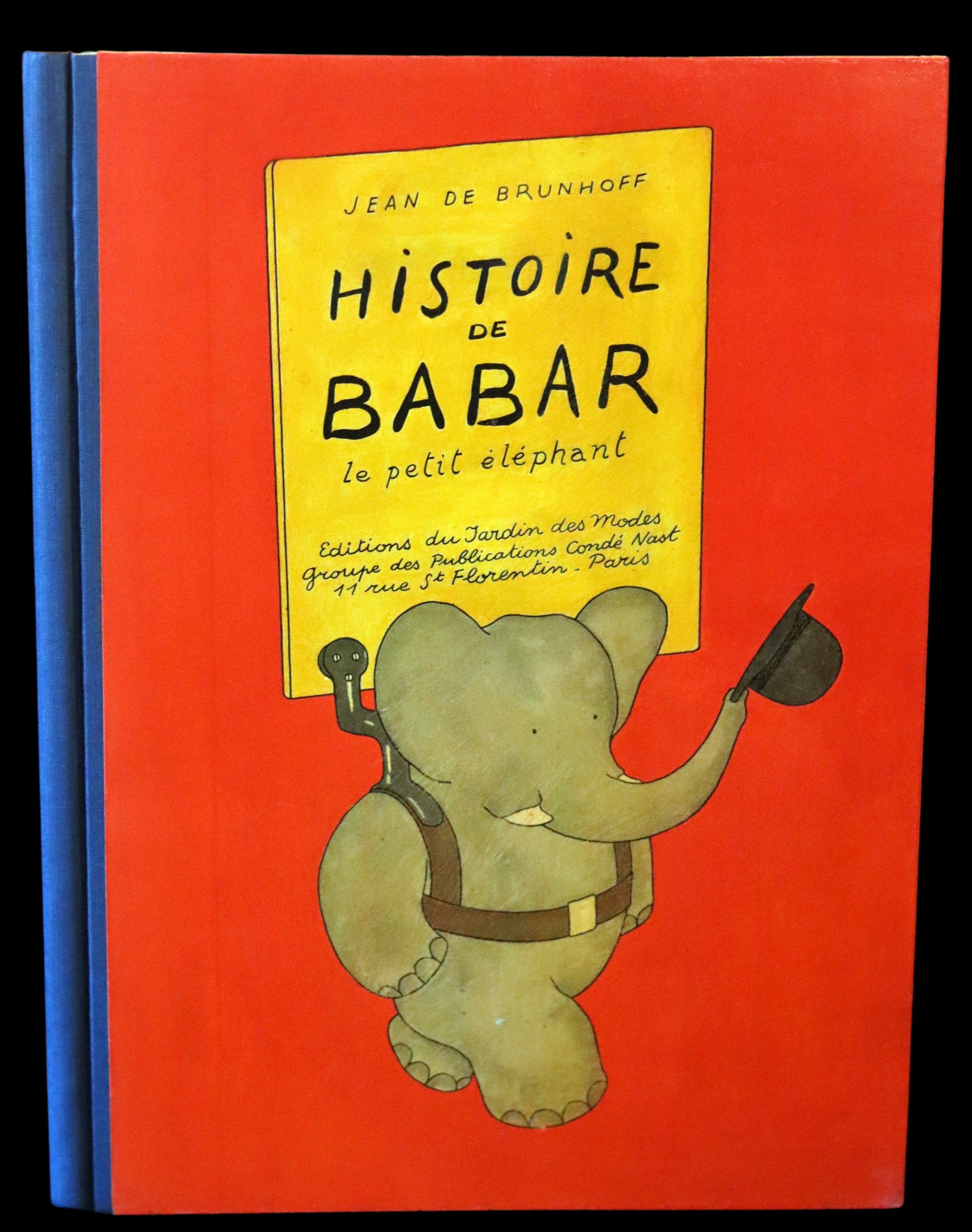 1931 TRUE FIRST EDITION French Book - Histoire de BABAR le Petit