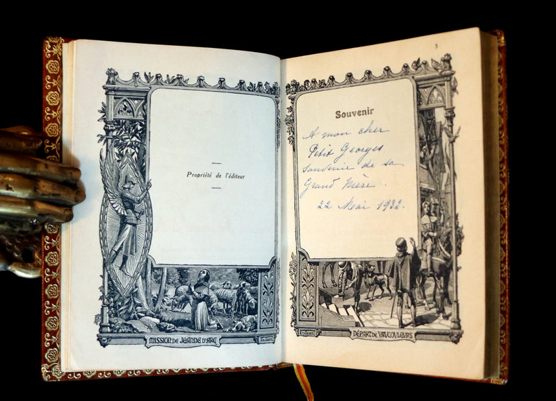 1920 Rare French Book - Missal of Saint JOAN OF ARC - Missel de SAINTE JEANNE D'ARC.