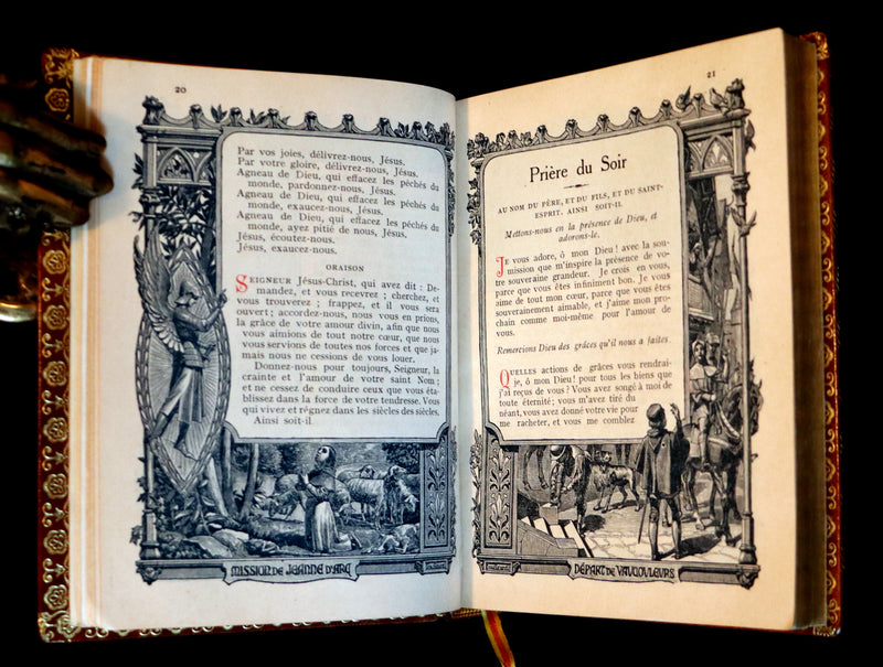 1920 Rare French Book - Missal of Saint JOAN OF ARC - Missel de SAINTE JEANNE D'ARC.