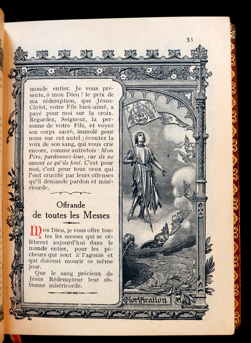 1920 Rare French Book - Missal of Saint JOAN OF ARC - Missel de SAINTE JEANNE D'ARC.
