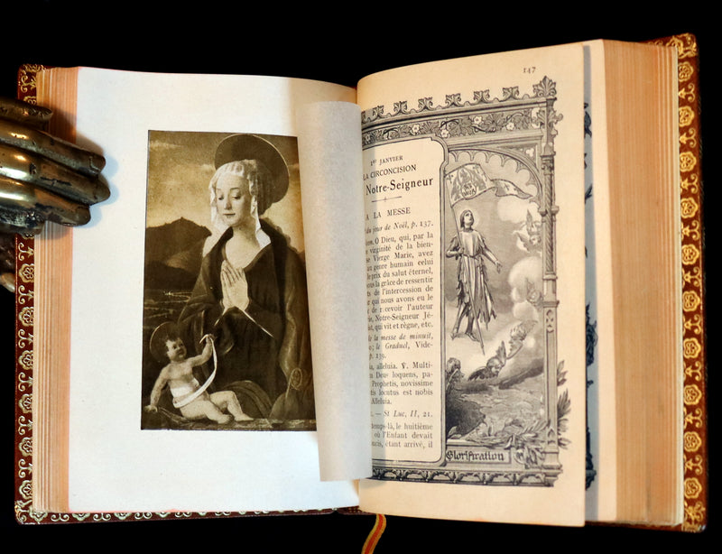 1920 Rare French Book - Missal of Saint JOAN OF ARC - Missel de SAINTE JEANNE D'ARC.