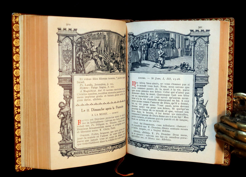 1920 Rare French Book - Missal of Saint JOAN OF ARC - Missel de SAINTE JEANNE D'ARC.