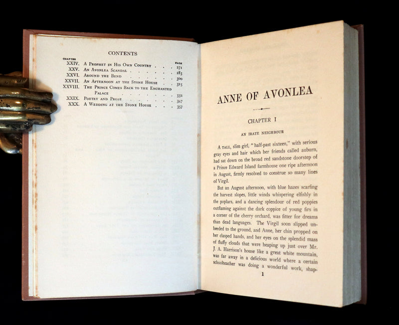 1913 Rare Early Edition - ANNE of AVONLEA by Lucy Maud Montgomery.