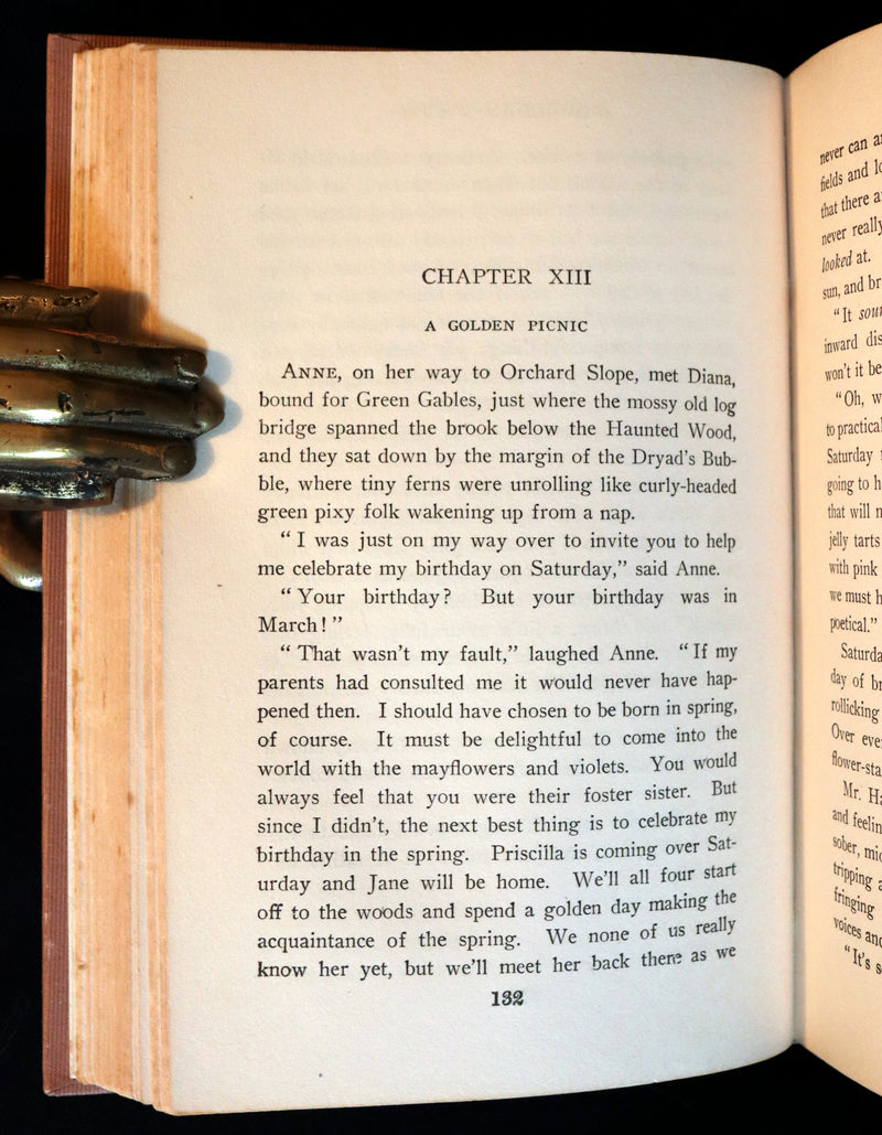 1913 Rare Early Edition - ANNE of AVONLEA by Lucy Maud Montgomery.